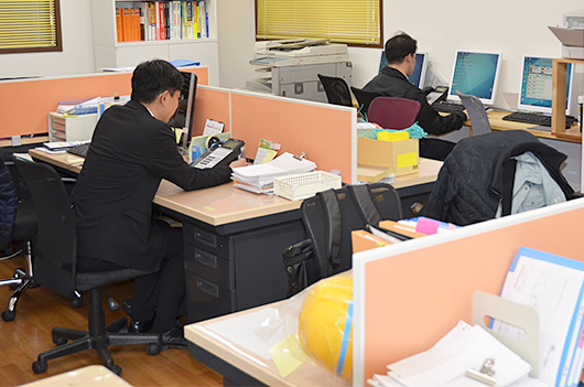 社内の様子